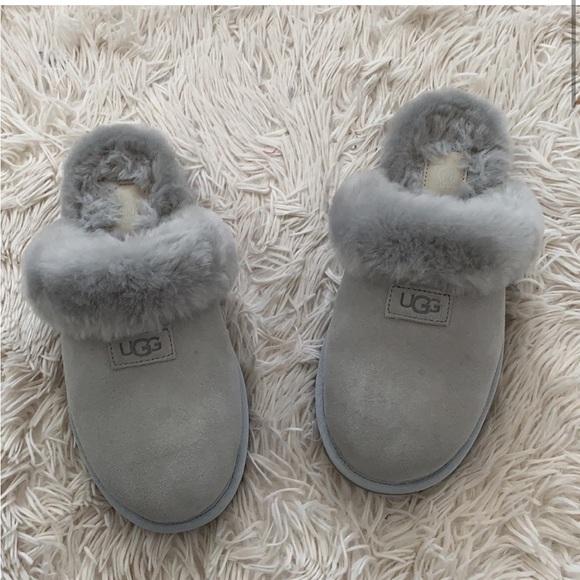 NWB UGG genuine shearling cozy suede slipper - Picture 6 of 11
